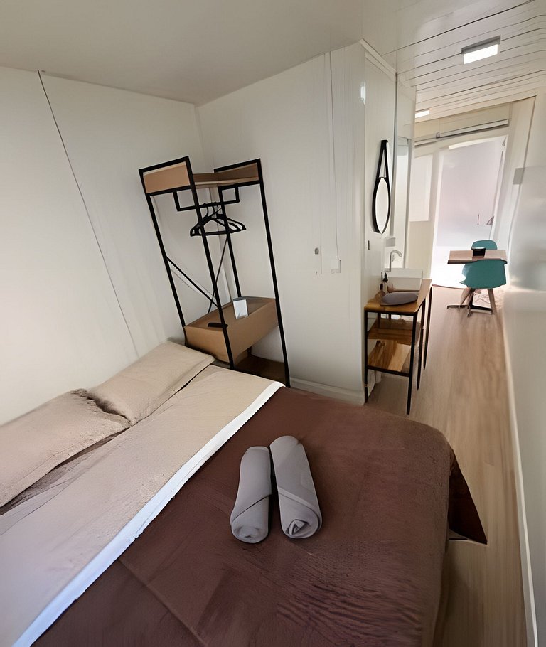 Studio com Área de Lazer Térreo