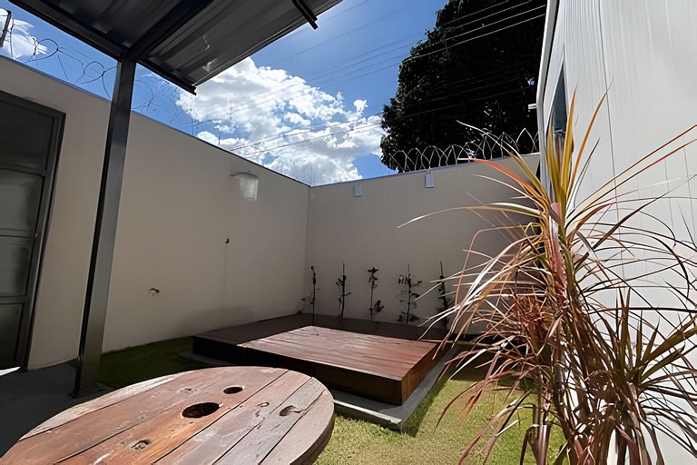 Studio com Área de Lazer Térreo
