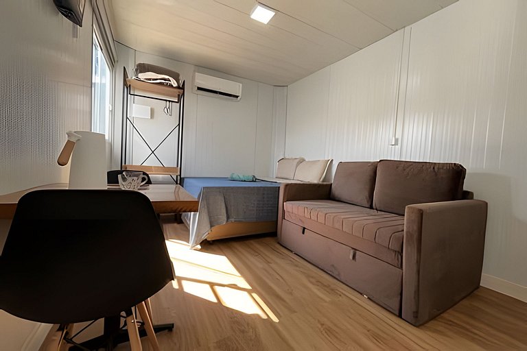 Studio com Área de Lazer Térreo