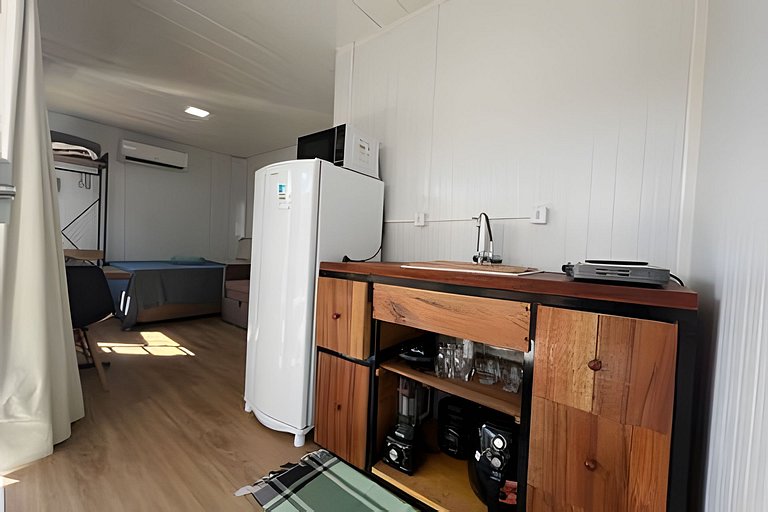 Studio com Área de Lazer Térreo