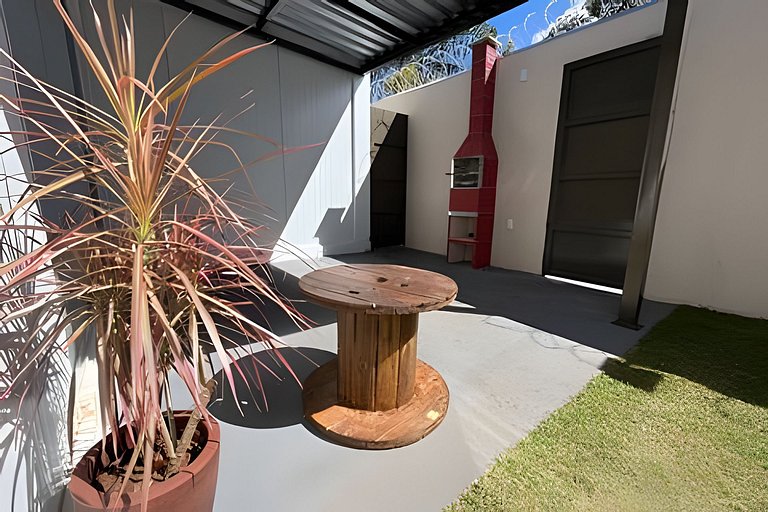 Studio com Área de Lazer Térreo