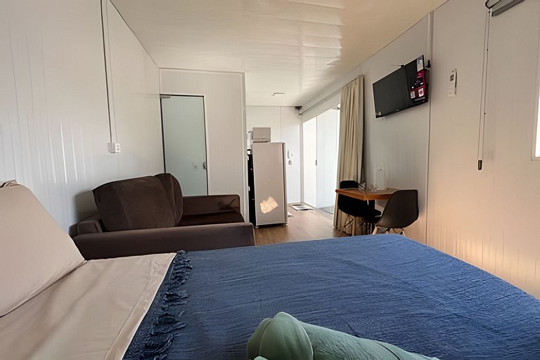 Studio com Área de Lazer Térreo