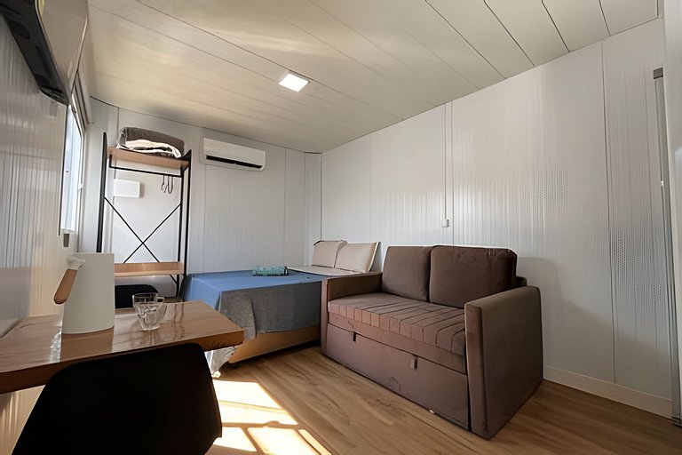Studio com Área de Lazer Térreo