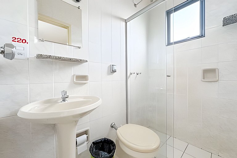 Flat 206/Recepção 24h/Ar Cond