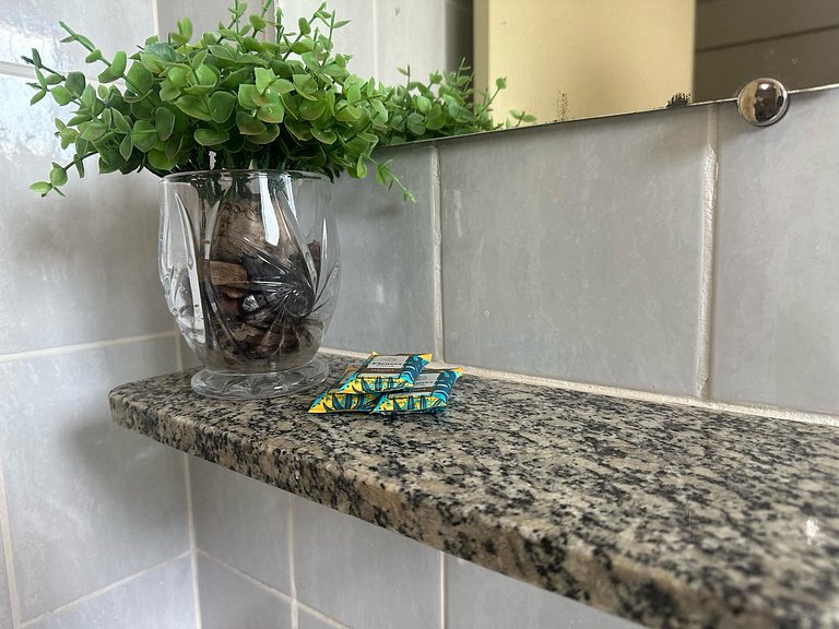 Flat 206/Recepção 24h/Ar Cond