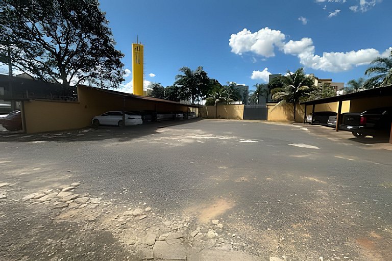 Flat 204/Ar/Recepção 24h/Estacio