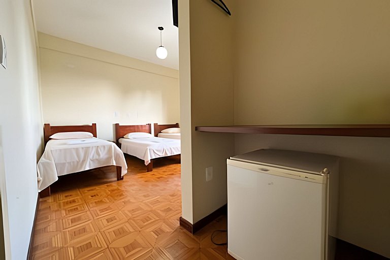 Flat 215/Recepção 24h/Ar/Estaci