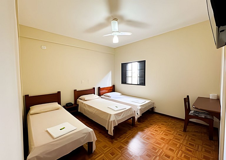 Flat 215/Recepção 24h/Ar/Estaci