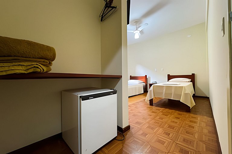 Flat 205/Recepção 24 h/Estacionamento fechado