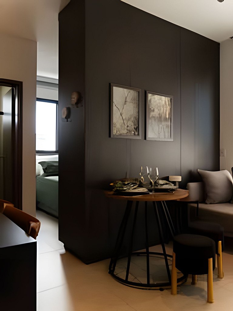 Studio Berlim/ArCond/Piscina/Academia/SmartTV/Wifi