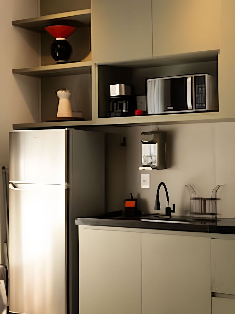 Studio Berlim/ArCond/Piscina/Academia/SmartTV/Wifi