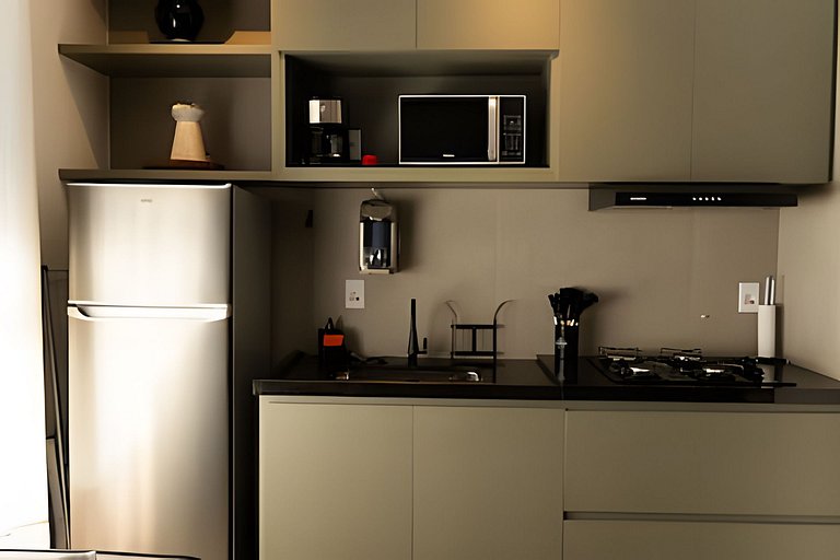 Studio Berlim/ArCond/Piscina/Academia/SmartTV/Wifi