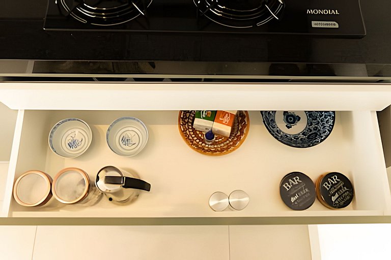 Studio Berlim/ArCond/Piscina/Academia/SmartTV/Wifi