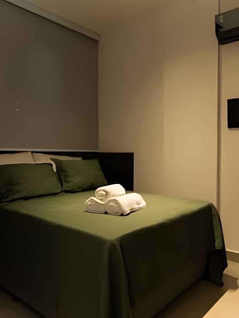 Studio Berlim/ArCond/Piscina/Academia/SmartTV/Wifi