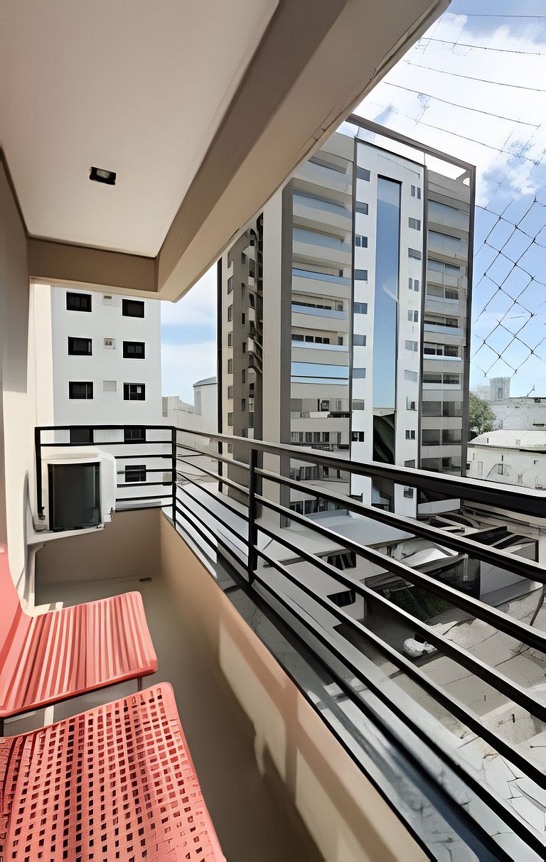 Studio Berlim/ArCond/Piscina/Academia/SmartTV/Wifi