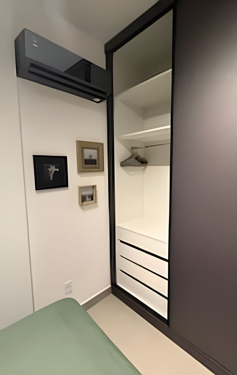 Studio Berlim/ArCond/Piscina/Academia/SmartTV/Wifi