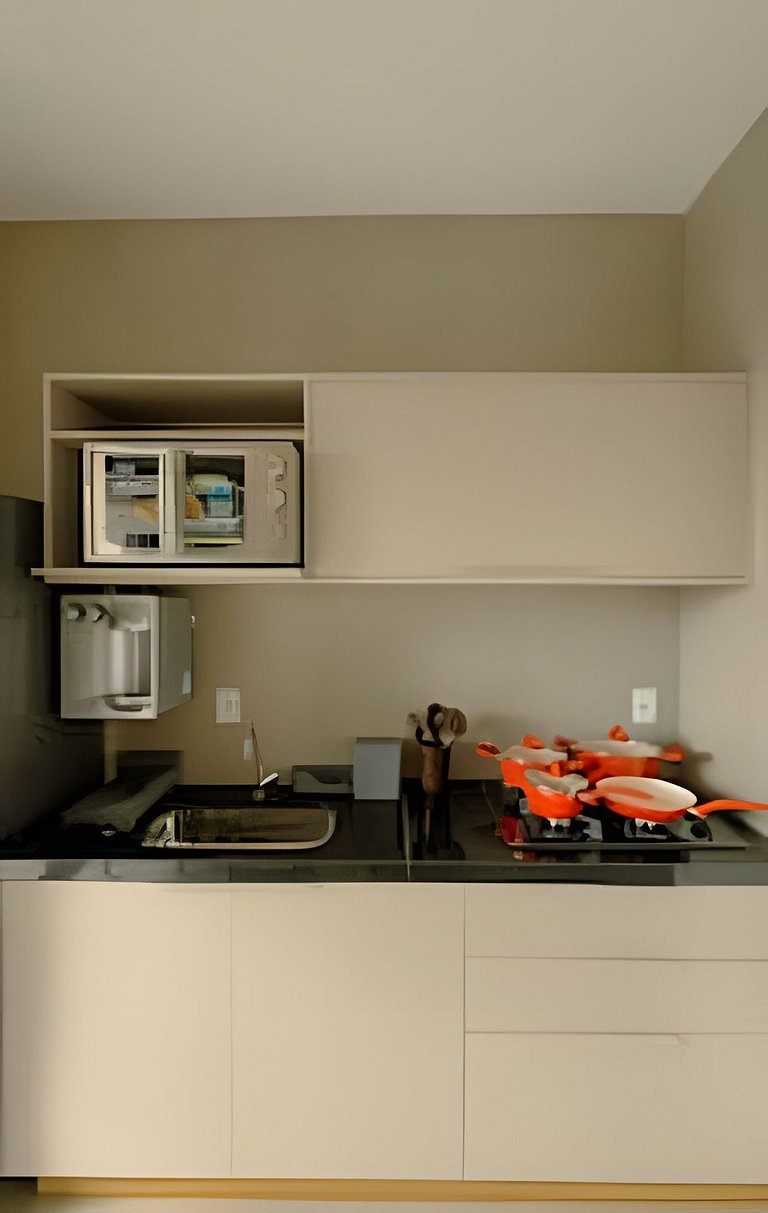 Studio Atenas/UFU/ArCond/Piscina/Acad/Cowork/Lavad