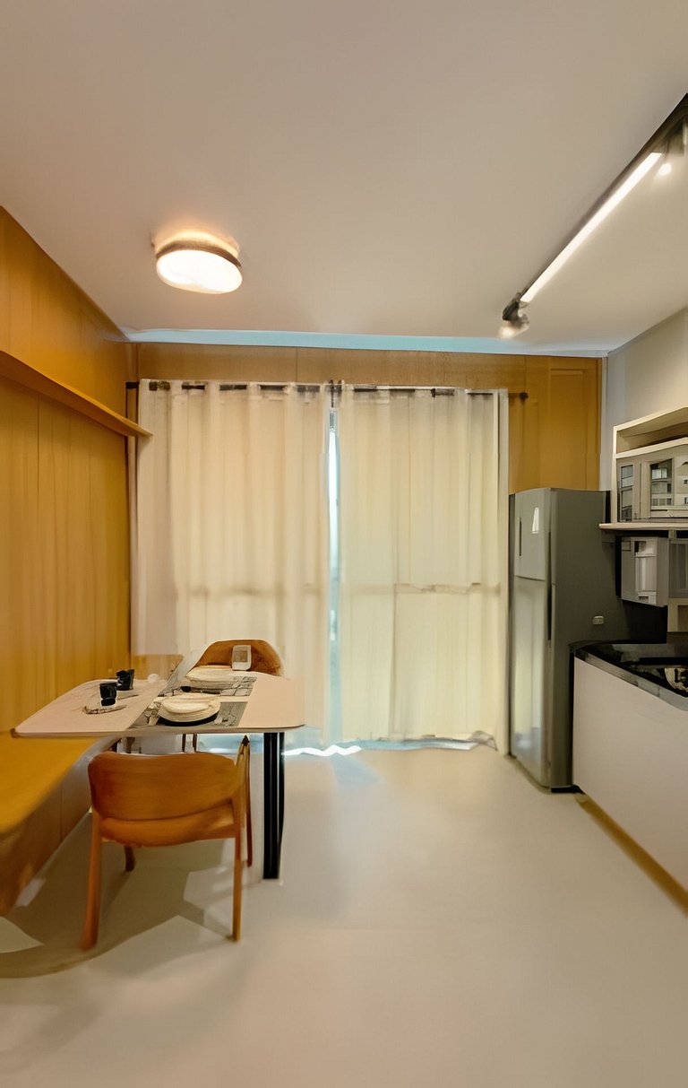 Studio Atenas/UFU/ArCond/Piscina/Acad/Cowork/Lavad