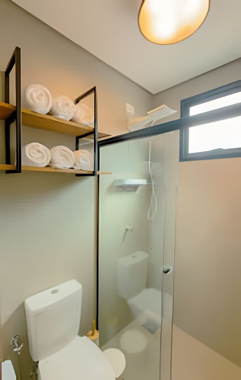 Studio Atenas/UFU/ArCond/Piscina/Acad/Cowork/Lavad