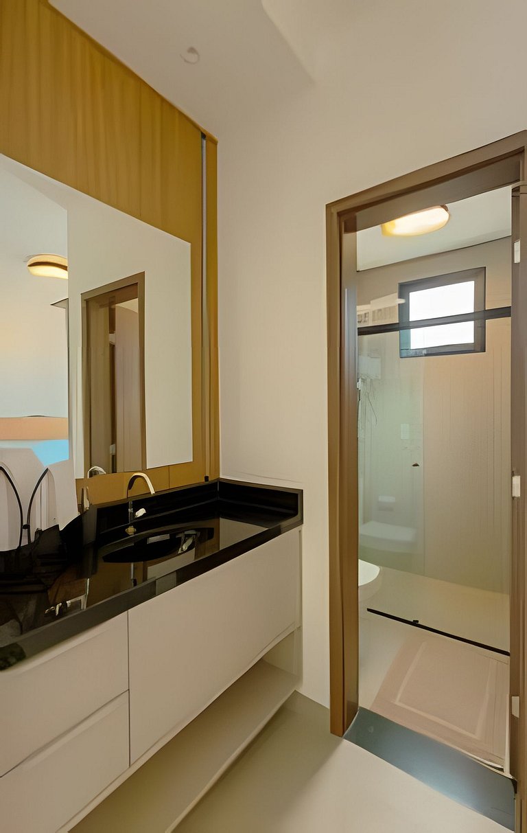 Studio Atenas/UFU/ArCond/Piscina/Acad/Cowork/Lavad