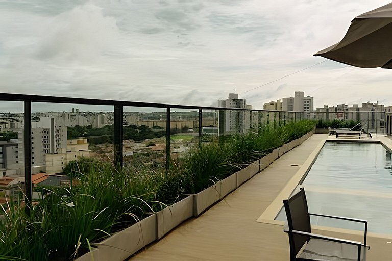 Studio Diamond/UFU/Shopping/Acad/Piscina/Lavand