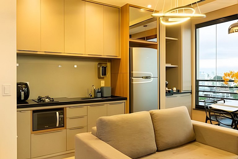 Studio Nova York/UFU/Shopping/Piscina/Acad/CoWork