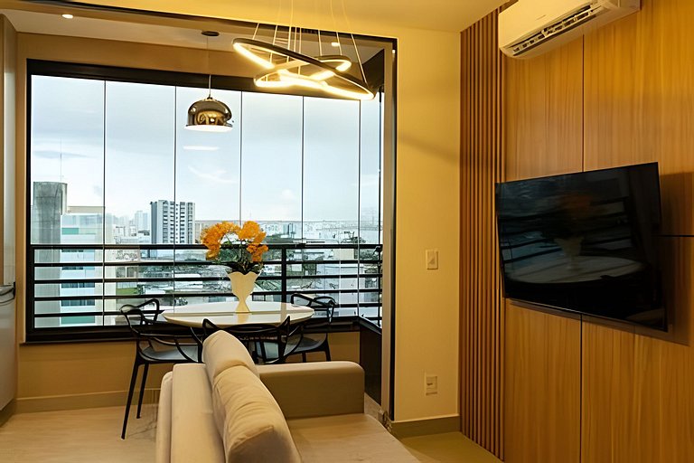 Studio Nova York/UFU/Shopping/Piscina/Acad/CoWork