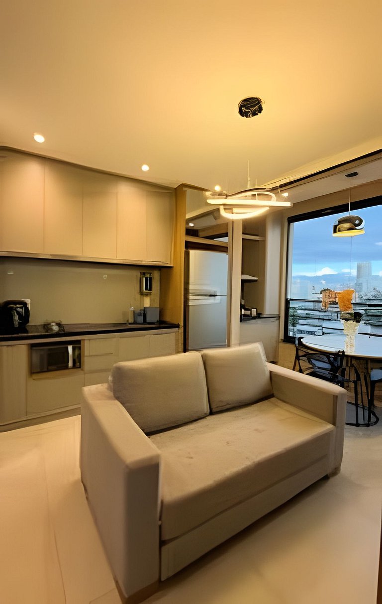 Studio Nova York/UFU/Shopping/Piscina/Acad/CoWork