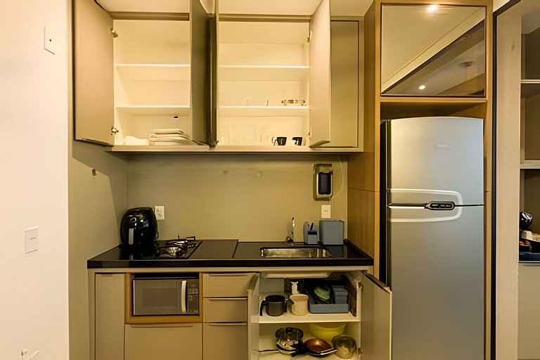 Studio Nova York/UFU/Shopping/Piscina/Acad/CoWork