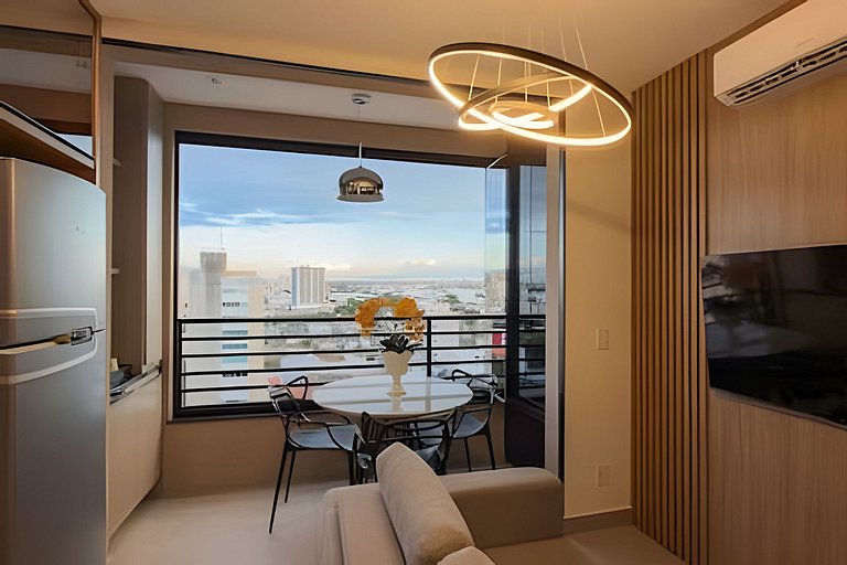 Studio Nova York/UFU/Shopping/Piscina/Acad/CoWork