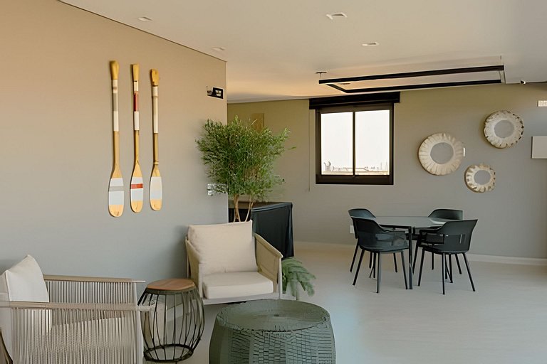 Studio Nova York/UFU/Shopping/Piscina/Acad/CoWork